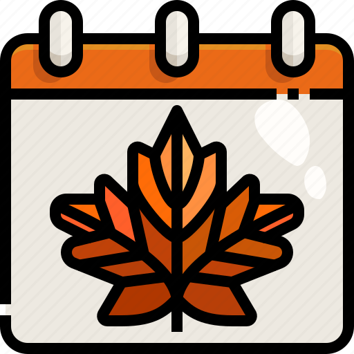 Autumn, autumnal, calendar, date, fall, schedule, season icon - Download on Iconfinder