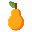 pear, fruit, food