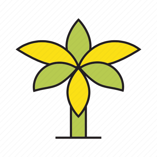 Autumn, autumn tree, banana tree, forest, palm, plant, tree icon - Download on Iconfinder