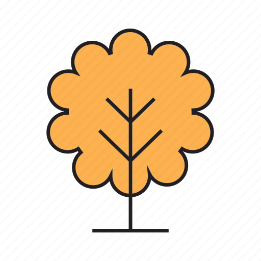 Autumn, autumn tree, blossom, bush, forest, plant, tree icon - Download on Iconfinder