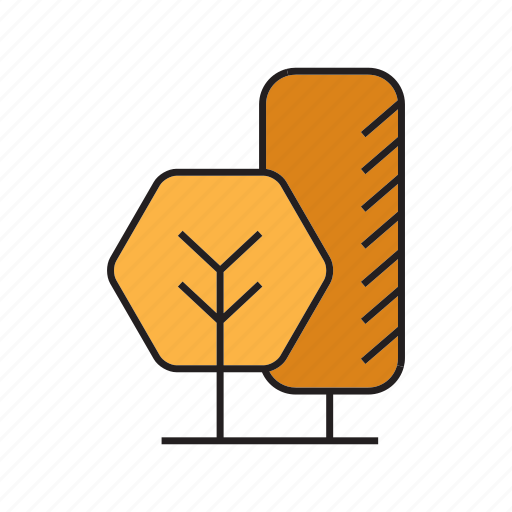 Autumn, autumn tree, bush, forest, nature, plant, tree icon - Download on Iconfinder