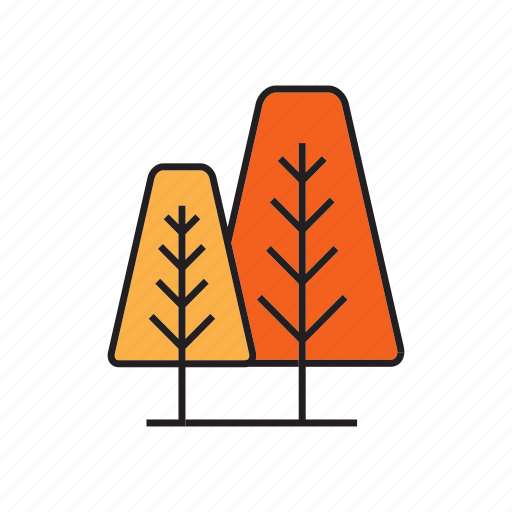 Autumn, autumn tree, forest, nature, pine, plant, tree icon - Download on Iconfinder