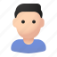 avatar, man, people, profile, user 