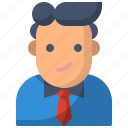 avatar, business, employee, man