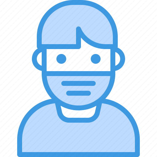 Avatar, covid, face, man, mask icon - Download on Iconfinder