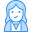 avatar, gesture, girl, student, teacher, user, woman 