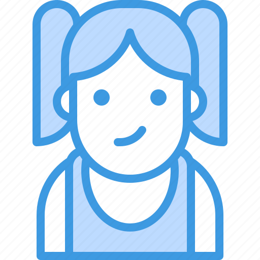 Avatar, girl, teenager icon - Download on Iconfinder