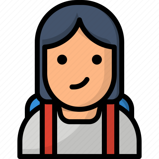 Avatar, education, girl, school, student icon - Download on Iconfinder
