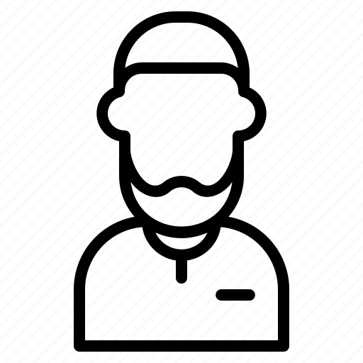 Old, man, father, avatar, muslim icon - Download on Iconfinder