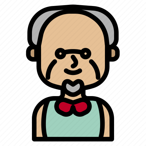 Bartender, joker, uncle, man, avatar icon - Download on Iconfinder