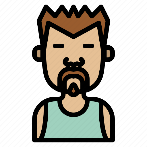 Fighter, boxer, asian, man, avatar icon - Download on Iconfinder