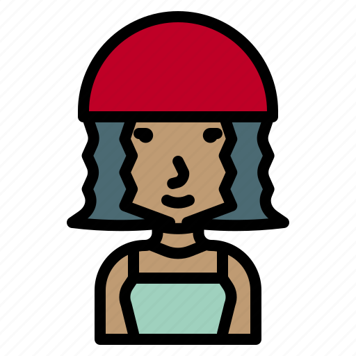 Sportgirl, punk, asian, woman, avatar icon - Download on Iconfinder