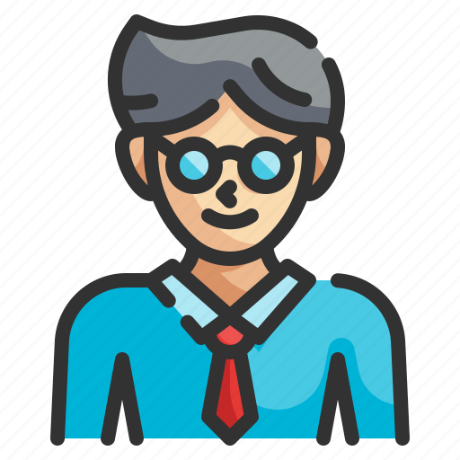 Man, glasses, people, professor, doctor icon - Download on Iconfinder