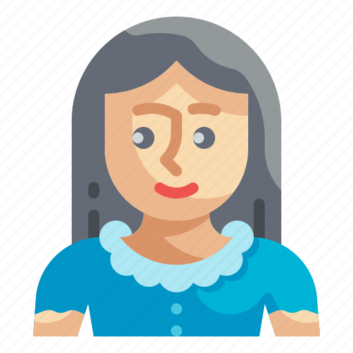 Girl, woman, female, youth, avatar icon - Download on Iconfinder