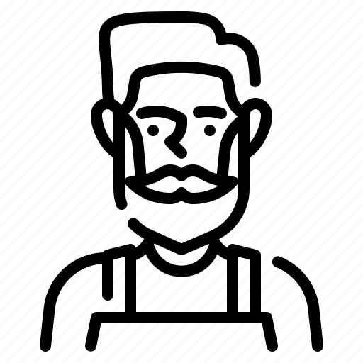 Beard, man, face, people icon - Download on Iconfinder