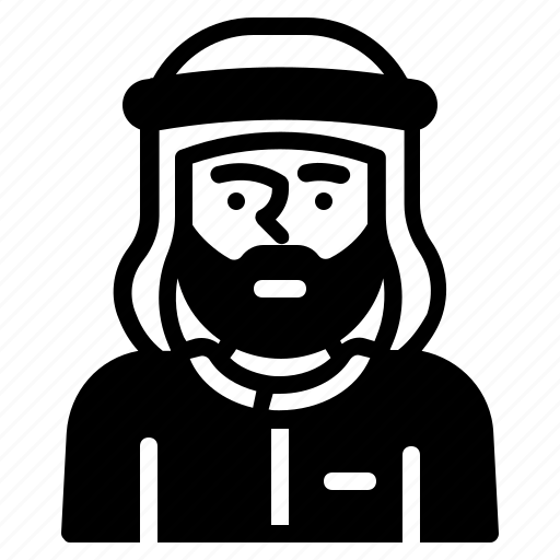 Arabian, muslim, bedouin, person, avatar icon - Download on Iconfinder