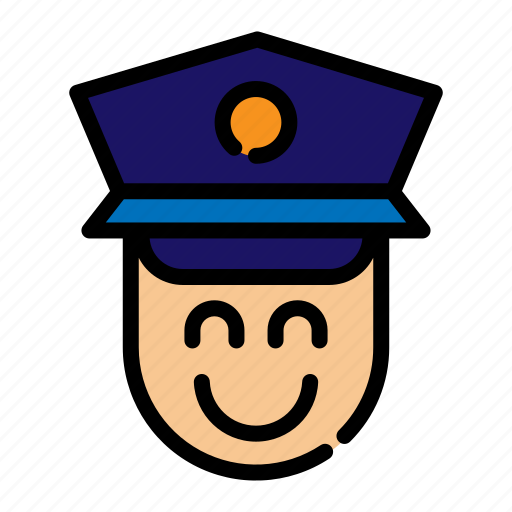 Security, police, policeman, avatar icon - Download on Iconfinder