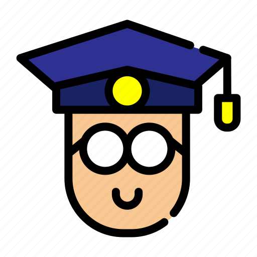 Student, graduates, study, character, avatar icon - Download on Iconfinder