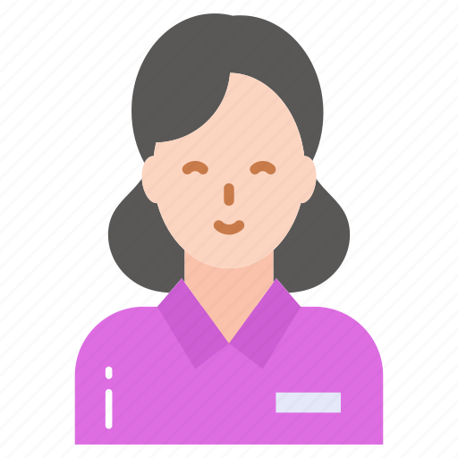 Waitress, avatar, professional, worker, person, woman, servant icon - Download on Iconfinder
