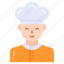 chef, person, avatar, cooker, male, cook, man 