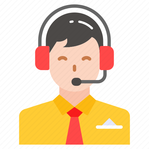 Customer, support, consultant, representative, service, avatar, headphone icon - Download on Iconfinder