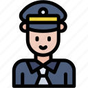 policeman, professions, and, jobs, black, hair, guardian, thule
