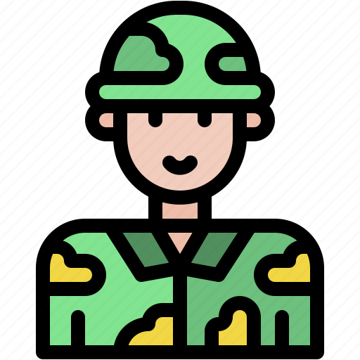 Soldier, military, army, camouflage icon - Download on Iconfinder