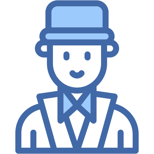 Magician, brown, hair, caucasian, professions, and, jobs icon - Free download