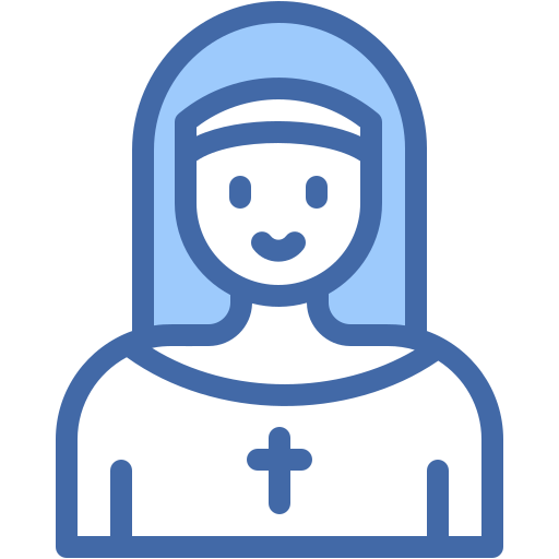 Nun, caucasian, professions, and, jobs, catholic icon - Free download