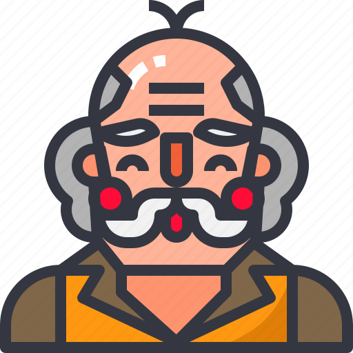 Grandfather, male, man, old icon - Download on Iconfinder