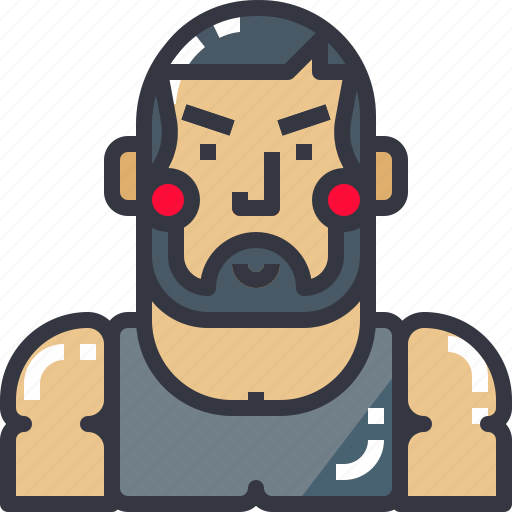 Bodybuilder, fitness, male, sportsman icon - Download on Iconfinder
