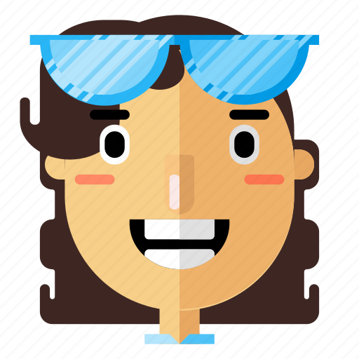 Avatar, face, girl, modern, profile, smiley, woman icon - Download on Iconfinder