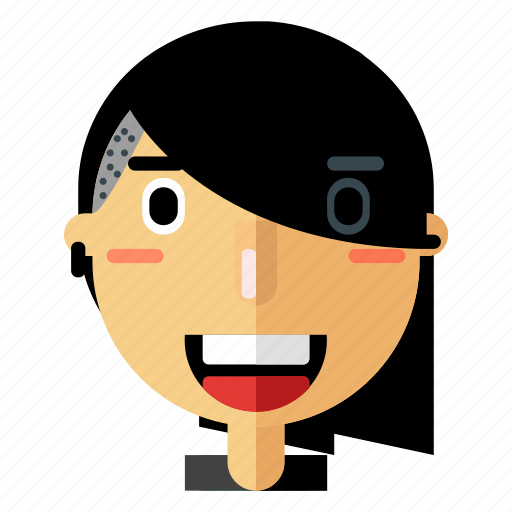 Avatar, girl, naughty, profile, punk, smiley, user icon - Download on Iconfinder