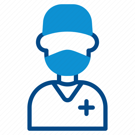 Mask, avatar, medical, doctor, face, man, surgeon icon - Download on Iconfinder
