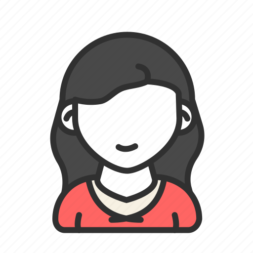 Avatar, character, girl, person, profile, user, woman icon - Download on Iconfinder