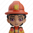 firefighter, female