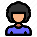 avatar, curly, human, people, person, profile, user