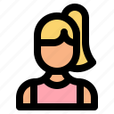 avatar, female, human, people, person, profile, user