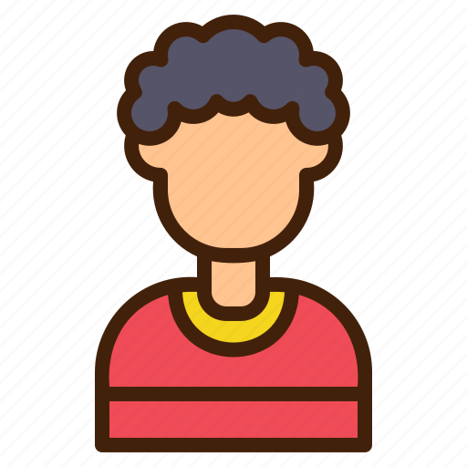 Man, profile, avatar, hair, afro, curly, user icon - Download on Iconfinder