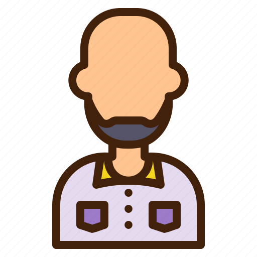 Man, profile, bald, avatar, person, user icon - Download on Iconfinder