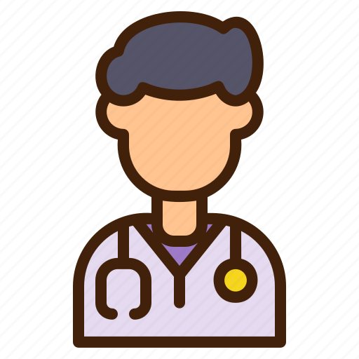 Man, surgeon, avatar, doctor, dentist, male, stethoscope icon - Download on Iconfinder