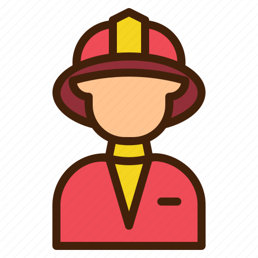 Firefighter, man, avatar, male, profession, fireman icon - Download on Iconfinder