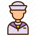 sailor, crew, avatar, profession, occupation, navy, job