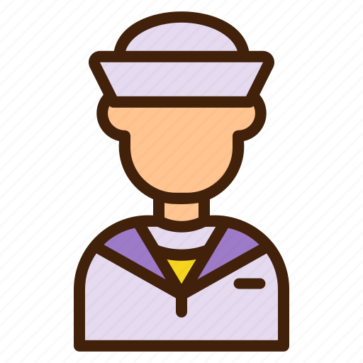 Sailor, crew, avatar, profession, occupation, navy, job icon - Download on Iconfinder
