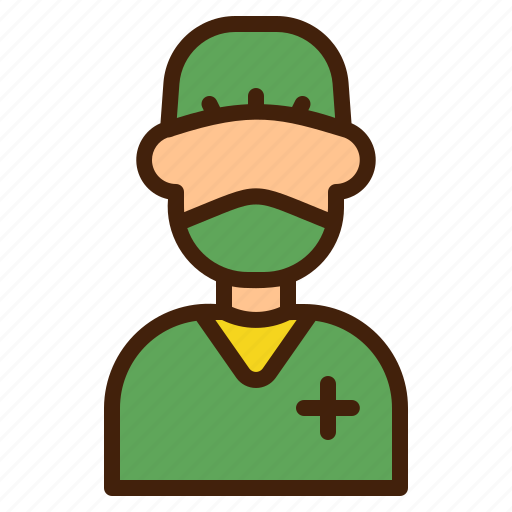 Man, surgeon, avatar, doctor, medical, face, mask icon - Download on Iconfinder