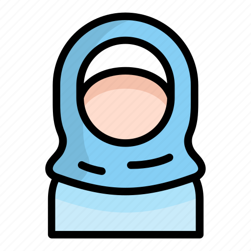 Avatar, female, moslem, woman, person icon - Download on Iconfinder