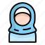 avatar, female, moslem, woman, person 