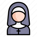 avatar, nun, user, woman, female