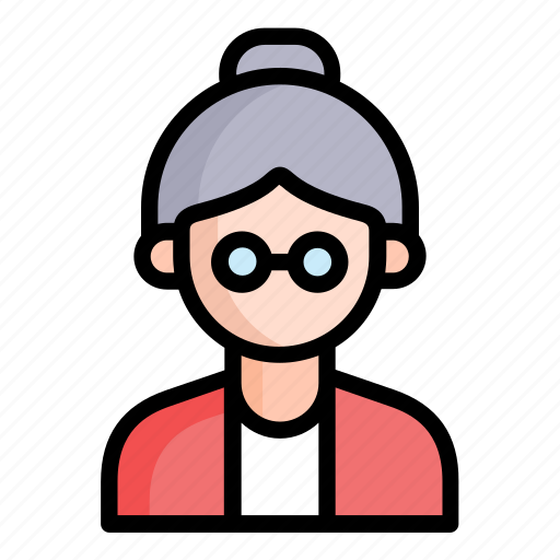 Avatar, old, woman, user, people icon - Download on Iconfinder