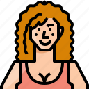 avatar, caucasian, female, girl, profile, user, woman